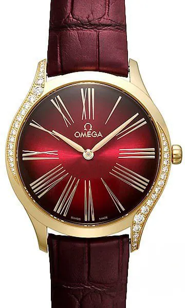 Omega De Ville 428.58.36.60.11.001 36mm Yellow gold Red