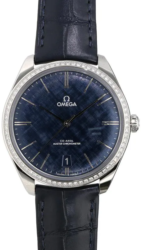 Omega De Ville 435.18.40.21.03.001 40mm Stainless steel Blue