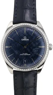 Omega De Ville Trésor 435.18.40.21.03.001 Stainless steel Blue