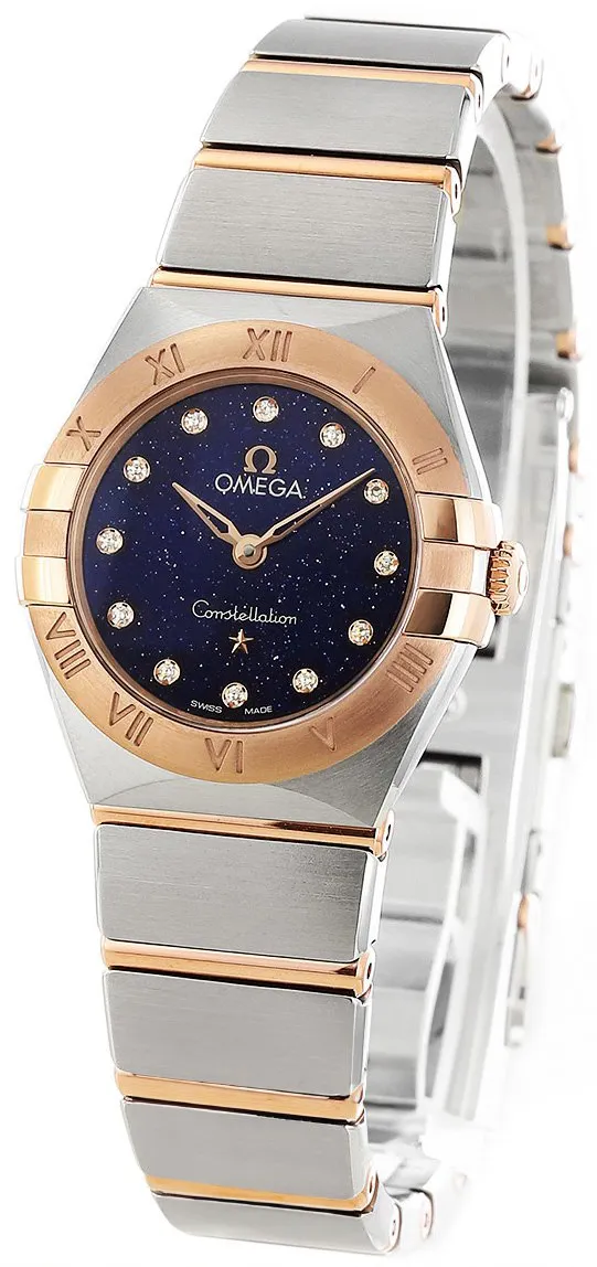 Omega Constellation 131.20.25.60.53.002 25mm Rose gold and steel Blue