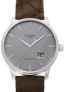 Glashütte Senator Excellence Panorama Date 1-36-03-03-02-31 42mm Stainless steel Gray