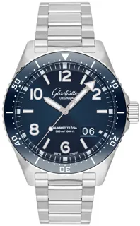 Glashütte SeaQ Panorama Date 1-36-13-02-81-70 Stainless steel Blue