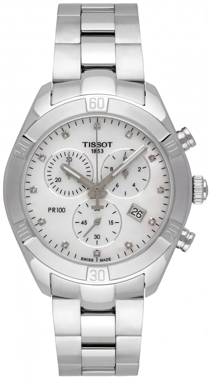 Tissot PR 100 T101.917.11.116.00 38mm Stainless steel White Mother of Pearl