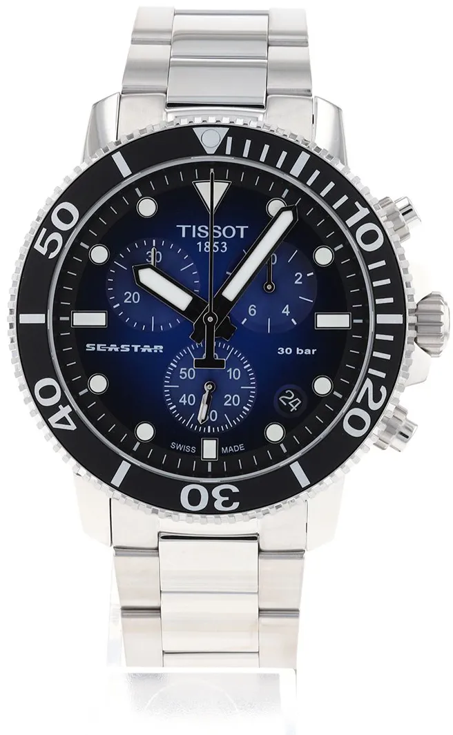 Tissot Seastar T120.417.11.041.01 45.5mm Stainless steel Black