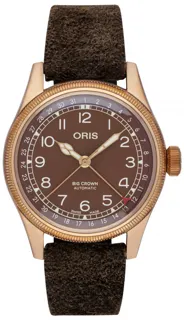 Oris Big Crown Bronze Pointer Date 01 754 7741 3166-07 5 20 74BR 40mm Bronze Brown