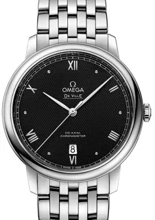 Omega De Ville Prestige 424.10.40.20.01.002 Stainless steel Black