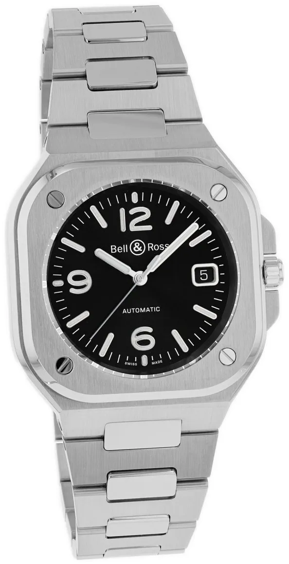 Bell & Ross Instruments BR05A-BL-ST/SST 40mm Stainless steel Black