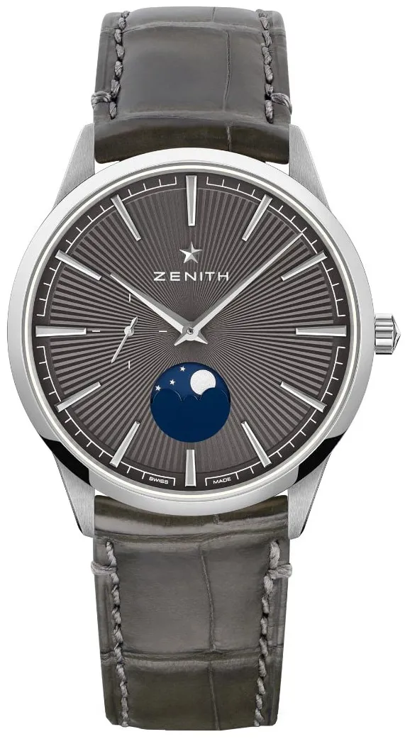 Zenith Elite 03.3100.692/03.C923 40.5mm Stainless steel Gray