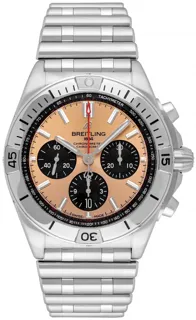 Breitling Chronomat B01 AB0134101K1A1 Stainless steel Pink