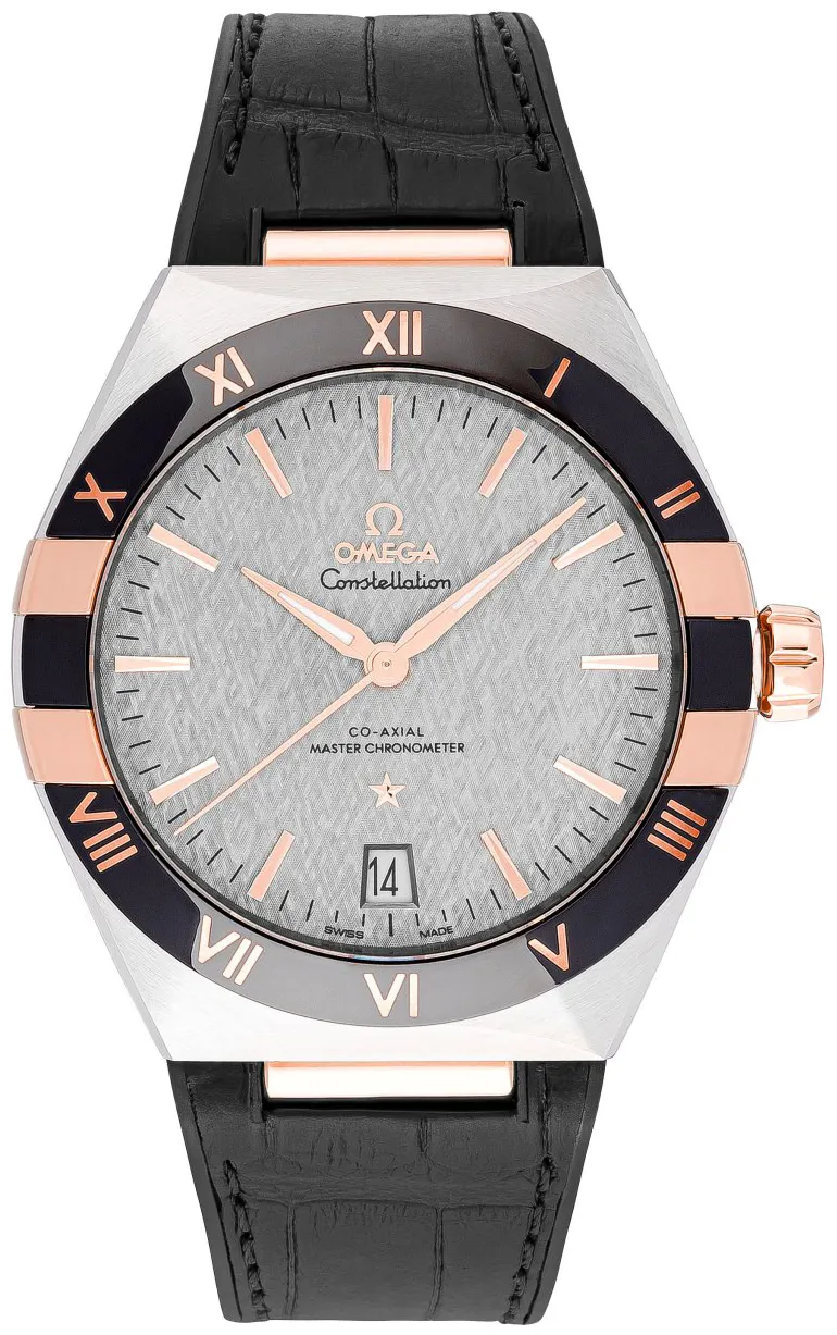 Omega Constellation 131.23.41.21.06.001 41mm Rose gold and steel Gray