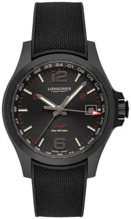 Longines Conquest V.H.P. L37182569 Stainless steel Black