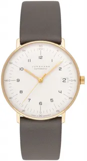 Junghans max bill 027/7108.02 Yellow gold White