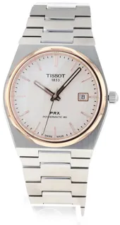 Tissot T-Classic T1374072103100 Rose gold and Stainless steel Silver