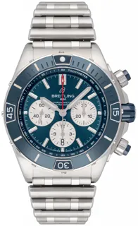 Breitling Super Chronomat AB0136161C1A1 Stainless steel Blue