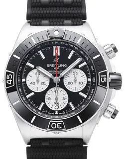 Breitling Super Chronomat AB0136251B1S1 44mm Stainless steel Black