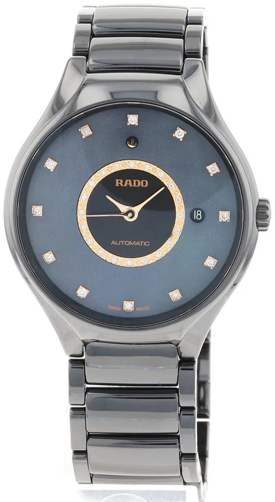 Rado True R27109742 40mm Black ceramic Black