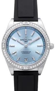 Breitling Chronomat G10380591C1S1 White gold and Stainless steel Blue