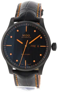 Mido Multifort M005.430.36.051.80 Stainless steel Black