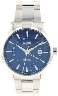 Mido Multifort M0384291104100 Stainless steel Blue