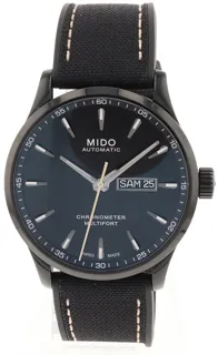 Mido Multifort M038.431.37.051.00 Stainless steel Black