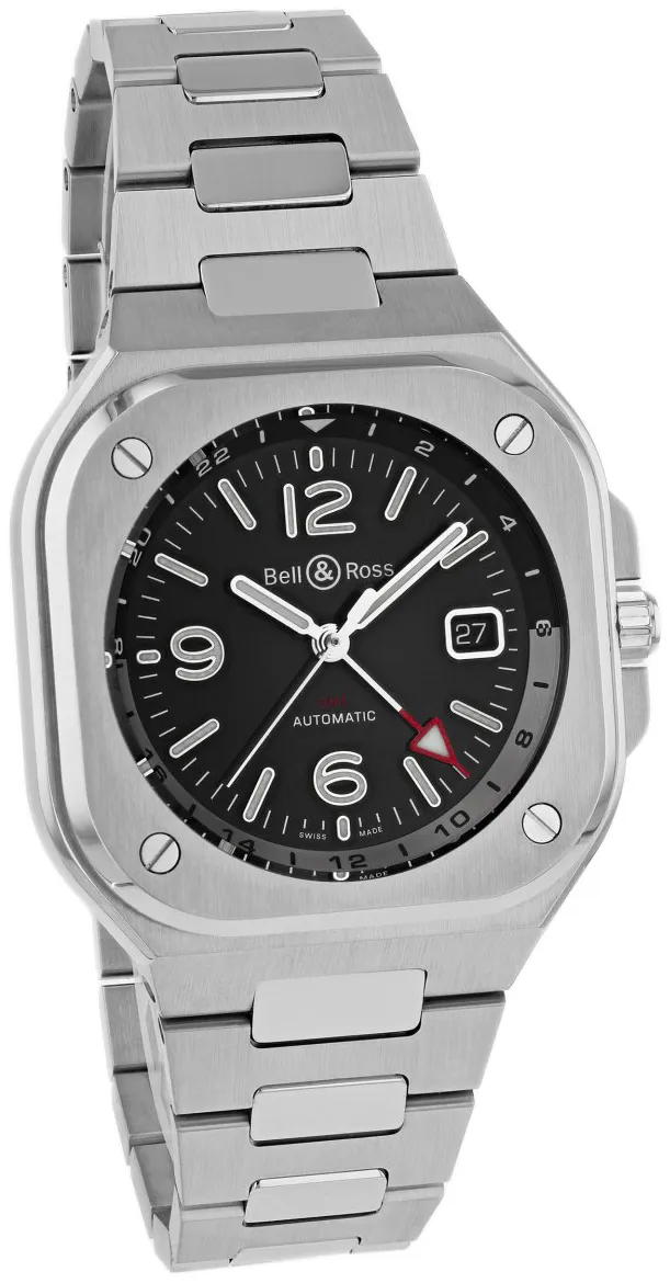 Bell & Ross Urban BR05G-BL-ST/SST 41mm Stainless steel Black