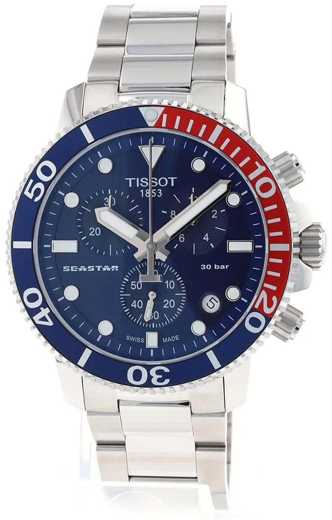 Tissot Seastar 1000 T120.417.11.041.03 45.5mm Stainless steel Blue