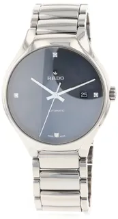 Rado True Automatic Diamonds R27110872 Ceramic and Titanium Blue