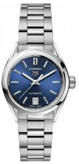 TAG Heuer Carrera Calibre 9 Ladies wbn2411.ba0621 Stainless steel Blue