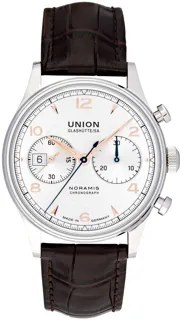 Union Glashütte Noramis Chronograph D012.427.16.037.01 Stainless steel White