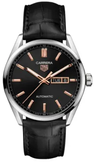 TAG Heuer Carrera Calibre 5 WBN2013.FC6503 Stainless steel Black