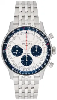 Breitling Navitimer 1 B01 Chronograph 43 AB0138241G1A1 Stainless steel Silver