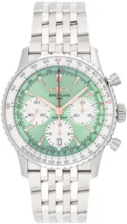 Breitling Navitimer 1 AB0139211L1A1 Stainless steel Green