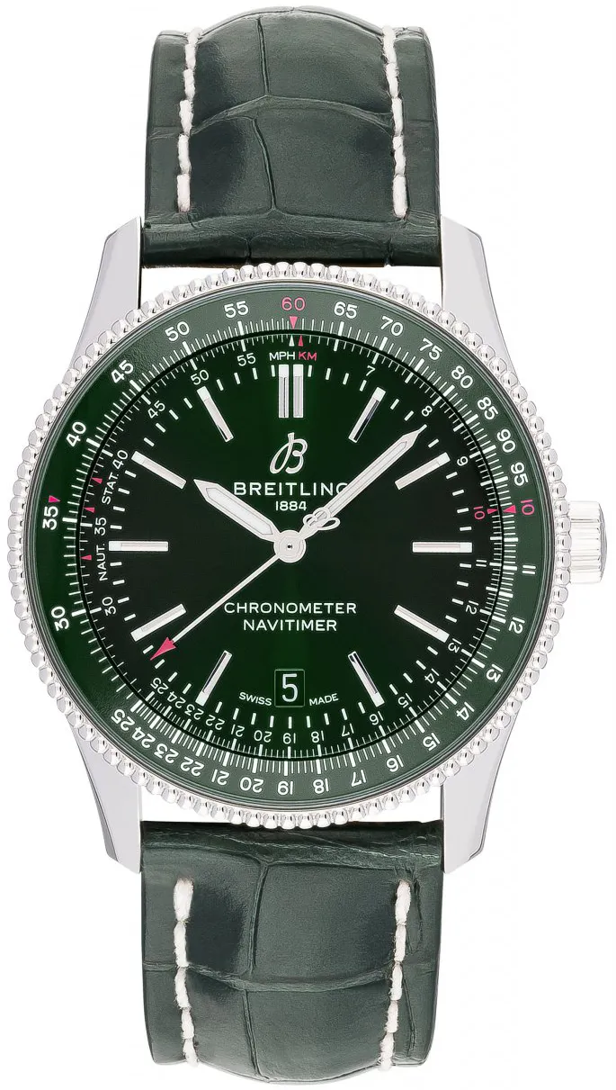 Breitling Navitimer A17326361L1P2 41mm Stainless steel Green