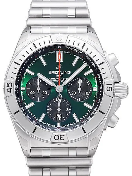 Breitling Chronomat AB0134101L1A1 42mm Stainless steel Green