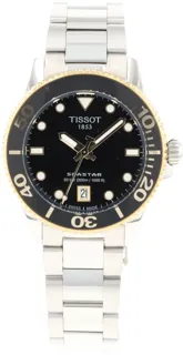 Tissot T-Sport T120.210.21.051.00 Yellow gold and Stainless steel Black