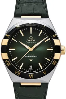 Omega Constellation 131.23.41.21.10.001 41mm Yellow gold Green