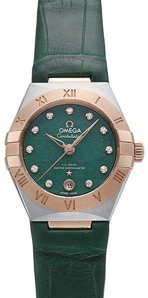 Omega Constellation 131.23.29.20.99.001 29mm Rose gold and steel Green