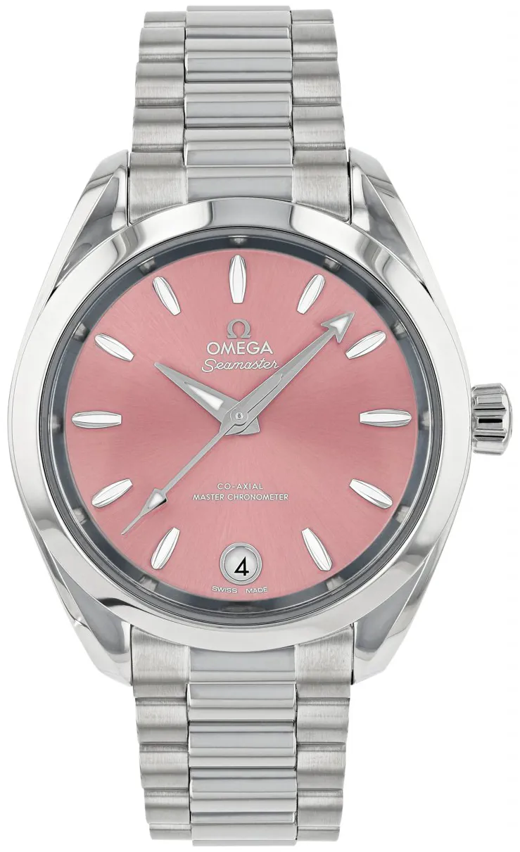 Omega Aqua Terra 220.10.34.20.10.003 34mm Stainless steel Pink