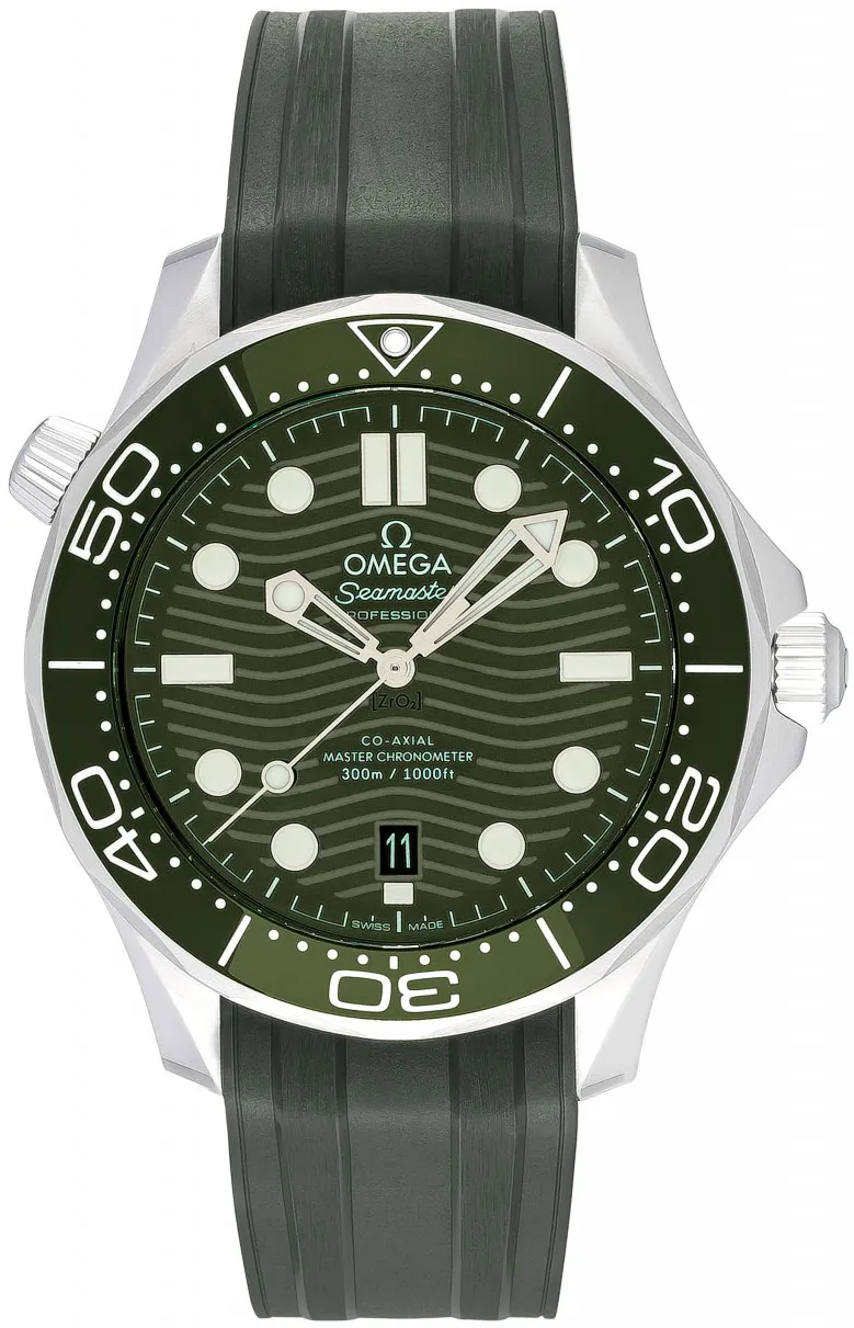 Omega Seamaster Diver 300M 210.32.42.20.10.001 42mm Stainless steel Green