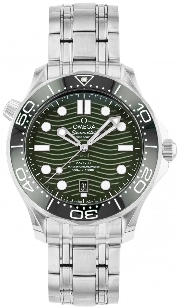 Omega Seamaster Diver 300M 210.30.42.20.10.001 42mm Stainless steel Green