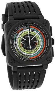 Bell & Ross BR039 BR0394-SW-CE/SRB Black ceramic Black