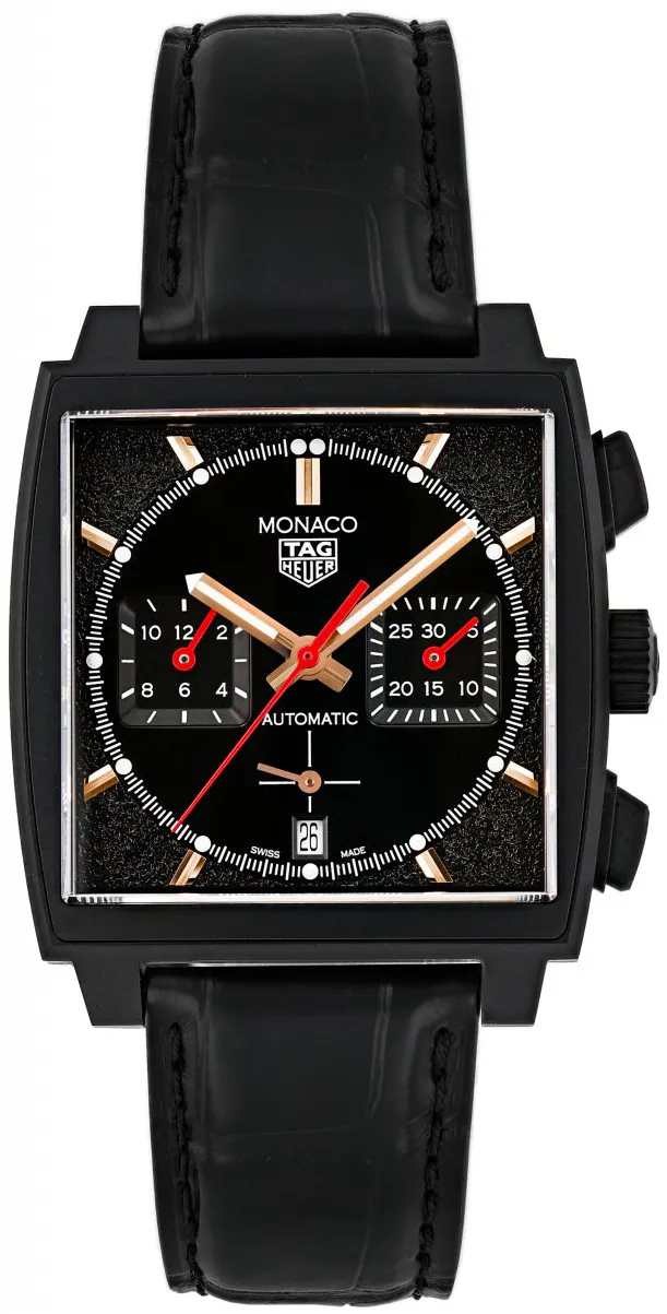 TAG Heuer Monaco CBL2180.FC6497 39mm Stainless steel Black