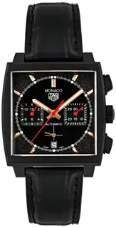 TAG Heuer Monaco Calibre Heuer 02 Automatik 39 mm Special Edition Dark Lord CBL2180.FC6497 Stainless steel and Black DLC Black