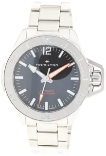 Hamilton Khaki Navy H77815130 Stainless steel Black