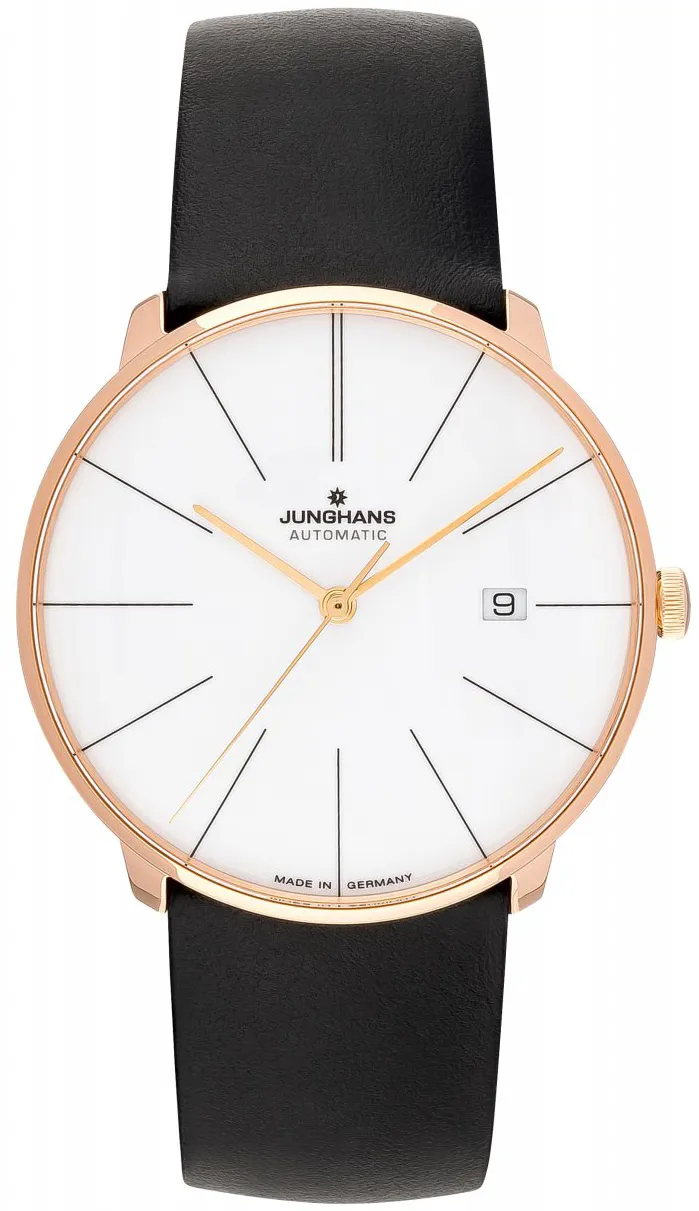 Junghans Meister 27/7150.00 39.5mm Yellow gold White