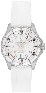 Breitling superoc A17377211A1S1 36mm Stainless steel White