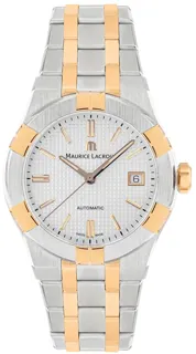 Maurice Lacroix Aikon Automatic AI6007-SP012-130-1 Yellow gold and Stainless steel Silver