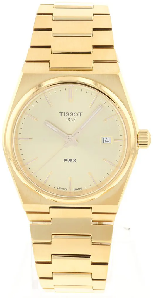 Tissot PRX T137.210.33.021.00 35mm Yellow gold Champagne