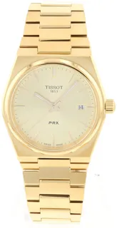 Tissot T-Classic T137.210.33.021.00 Yellow gold and Stainless steel Champagne