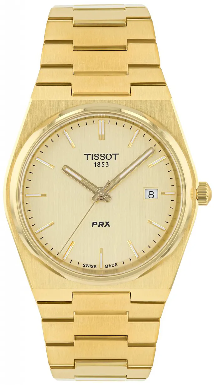 Tissot PRX T137.410.33.021.00 40mm Yellow gold Champagne